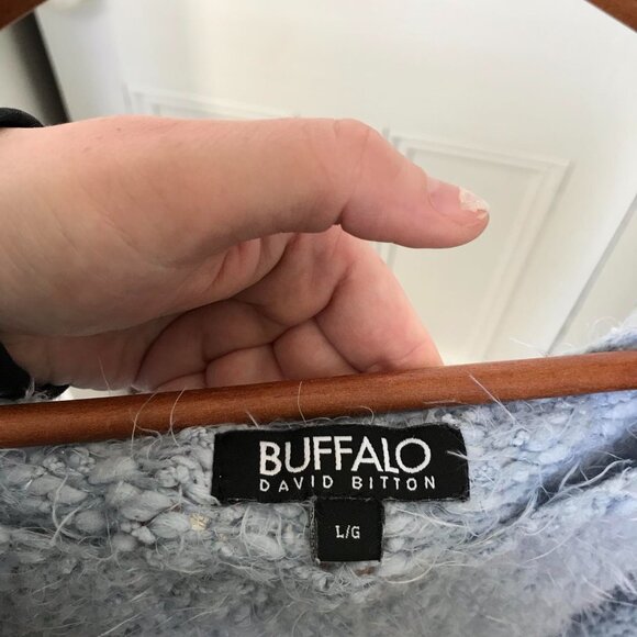 Buffalo David Bitton Knit Women's Large Women's Scraggily Pullover Sweater - Picture 2 of 5